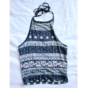Halter neck crop top
